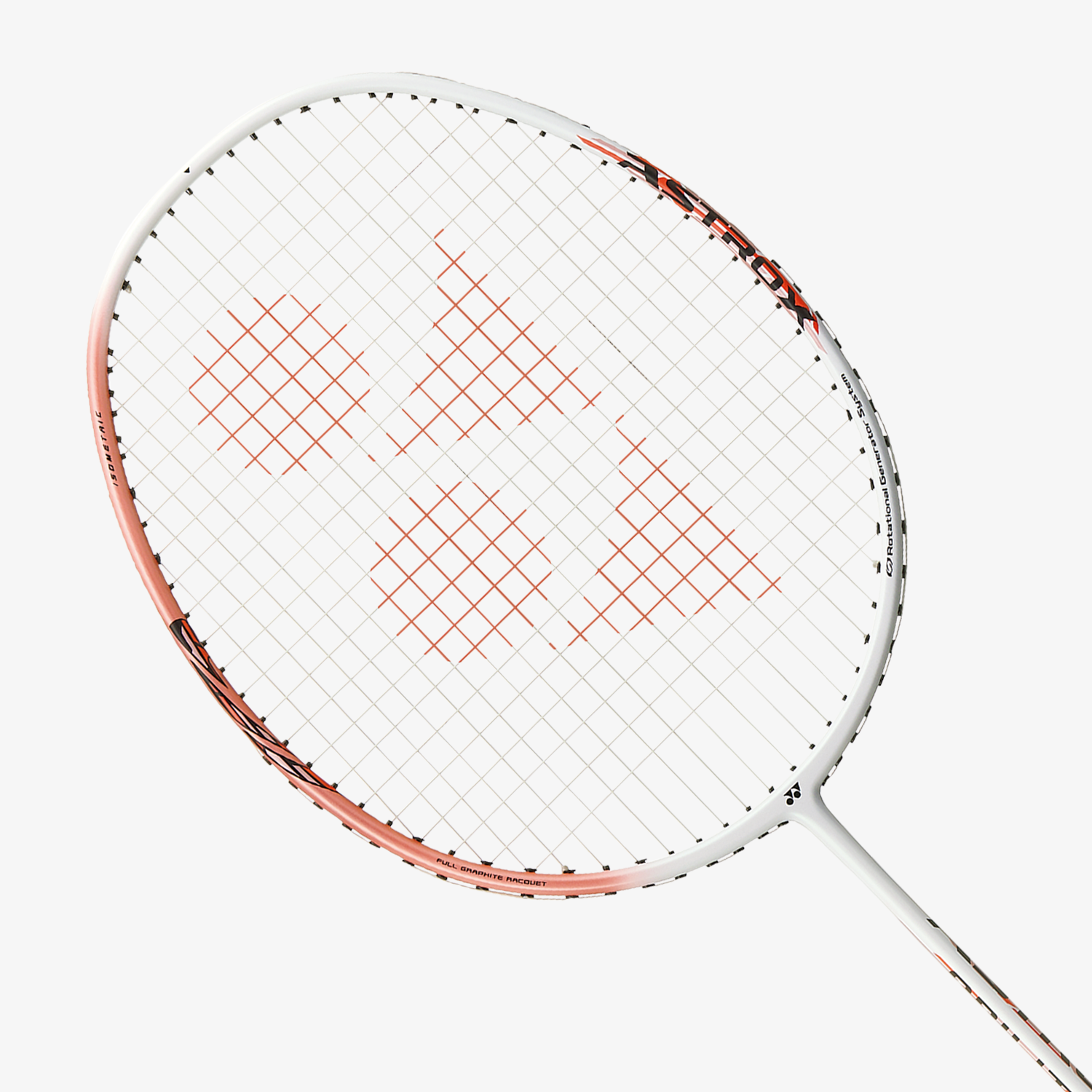 Yonex Astrox 01 Badminton Racket - Pre-Strung with High Performance for Advanced Players (White/Pink) | Perfect for Competitive Matches & Professional Training