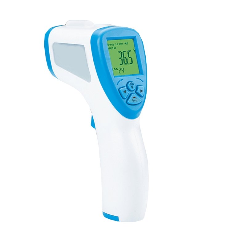 AICARE Medical Infrared Thermometer for Adults & Kids - Non-Contact Forehead & Ear Temperature Gun - Fast & Accurate Digital Thermometer for Home, Clinic, Office, and Travel Use