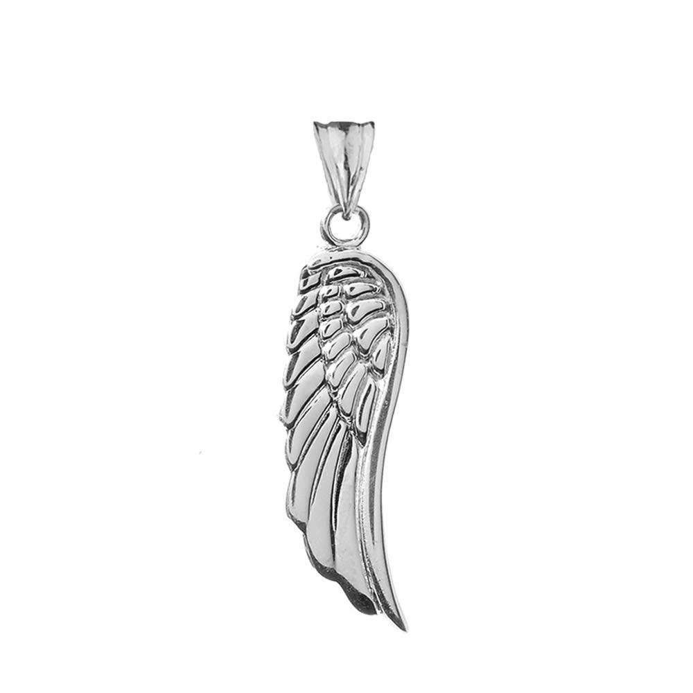925 Sterling Silver Angel Wing Charm Pendant Necklace for Women - Elegant Jewelry Gift for Birthday, Anniversary & Everyday Wear