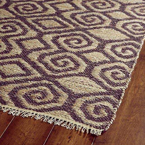 Premium Kaleen OSTKKEN0287811B 8' x 11' Plum Area Rug - Soft Non-Slip Living Room Carpet for Bedroom, Dining Room & Home Decor