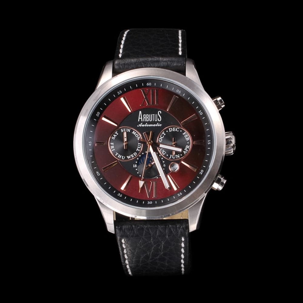ARBUTUS AR902TRFB Men's Analog Quartz Watch - Stylish Stainless Steel Band, Water Resistant, Perfect for Business, Casual & Outdoor Activities