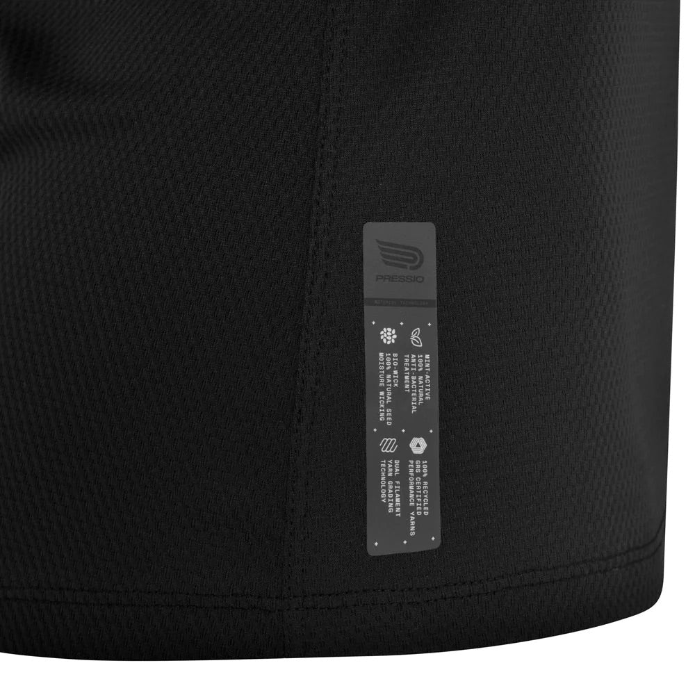 Pressio Women's Performance Singlet - Black/Matte - Breathable & Moisture-Wicking Workout Top for Running, Gym & Fitness Training