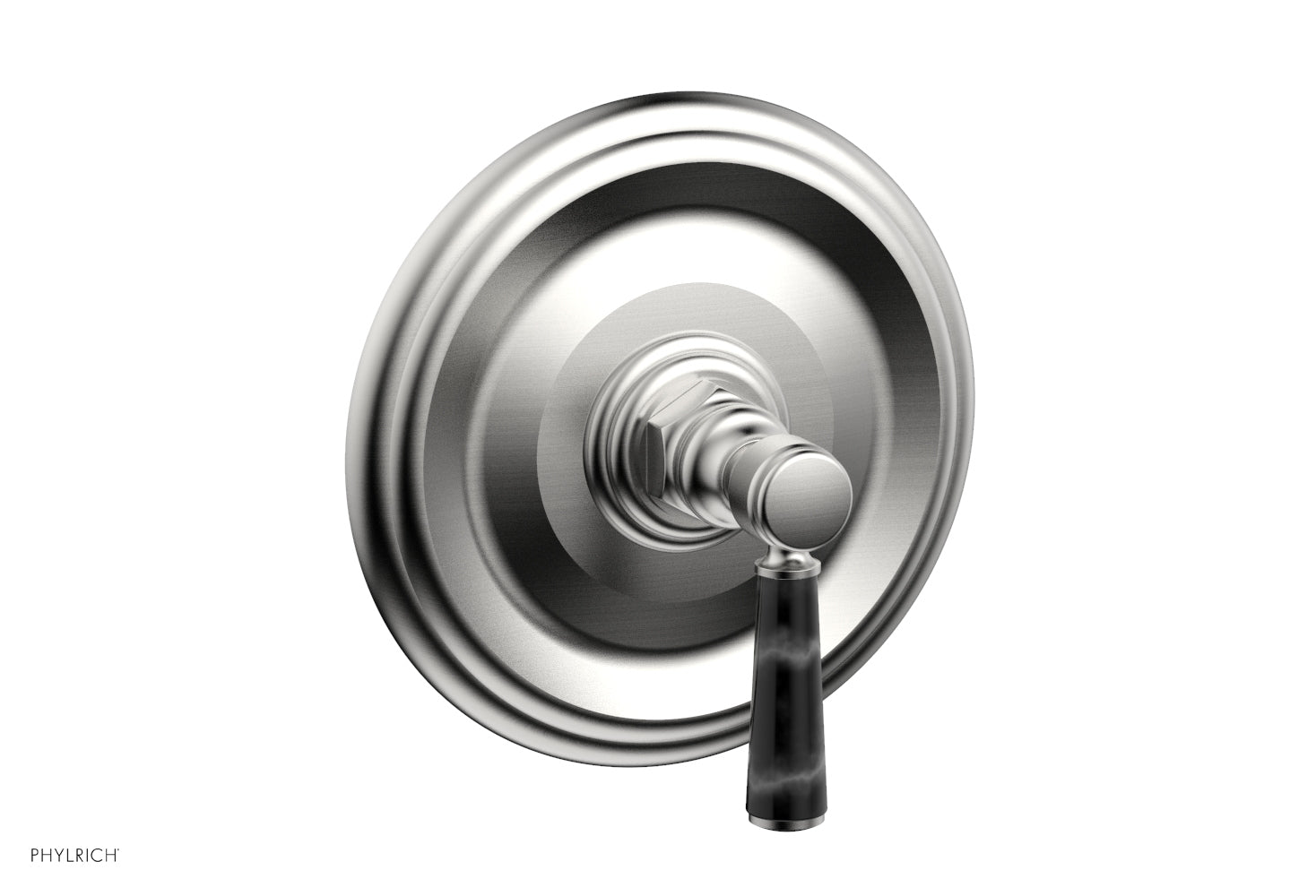 HEX TRADITIONAL Shower Trim Kit with Marble Lever Handle - 4 156 - Perfect for Bathroom Renovation & Modern Home Decor