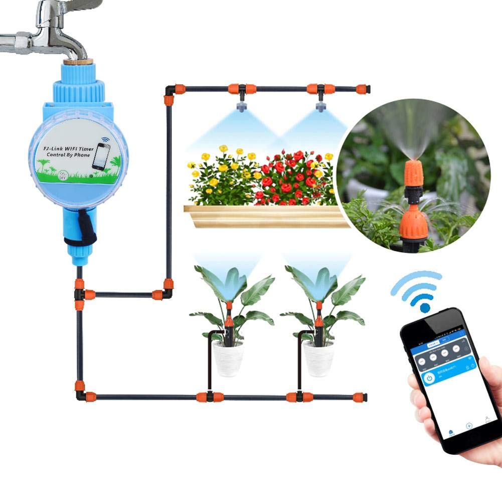 Automatic Watering Timer - Leakproof Irrigation Controller for Garden, Balcony, Lawn & Courtyard | Smart Plant Watering System for Outdoor & Indoor Plants
