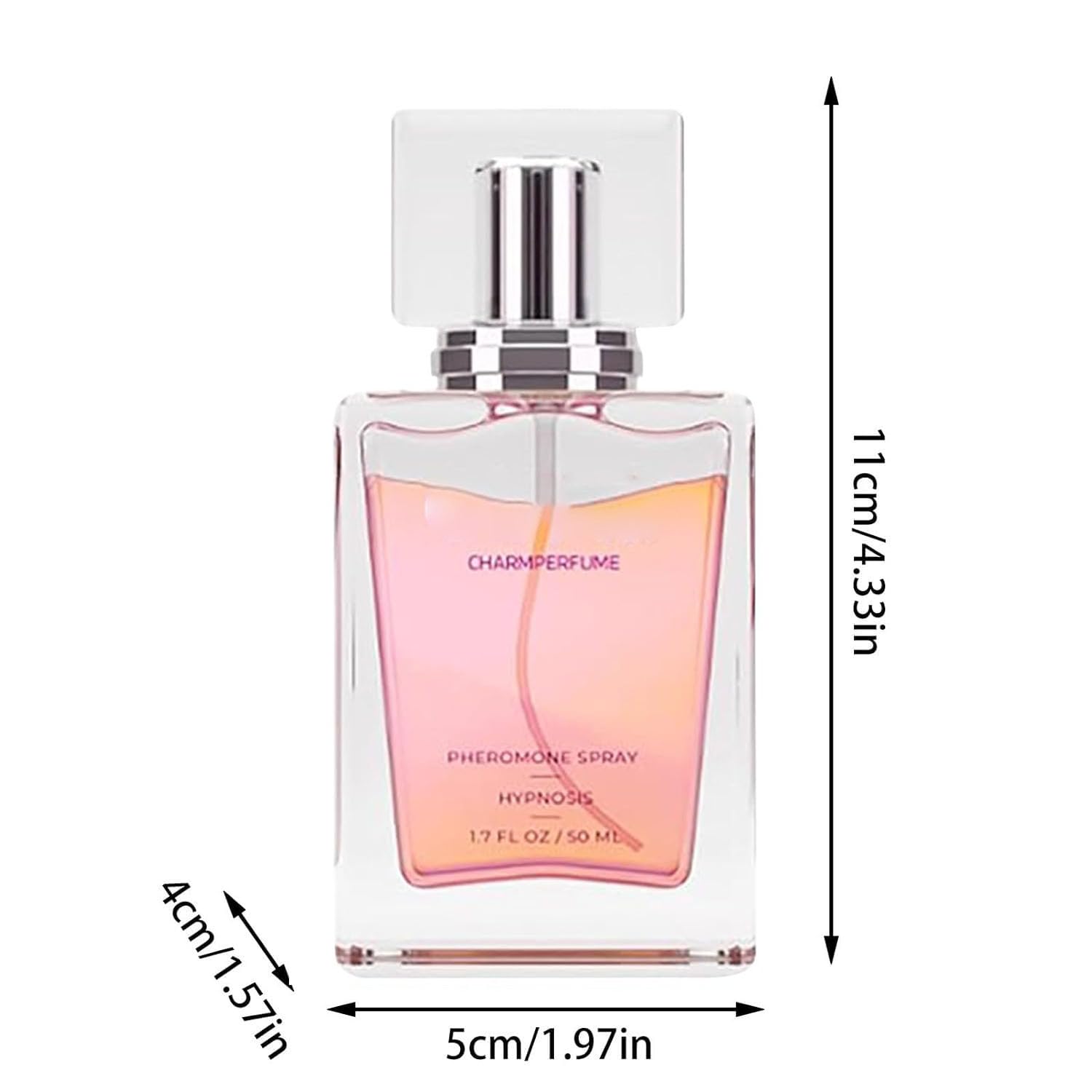 Cupios Hypnosis 2.0 Cologne for Men - Pheromone Infused Fragrance, 50ml/1.7 Fl Oz (Blue) - Long Lasting Scent for Date Night, Office & Special Occasions