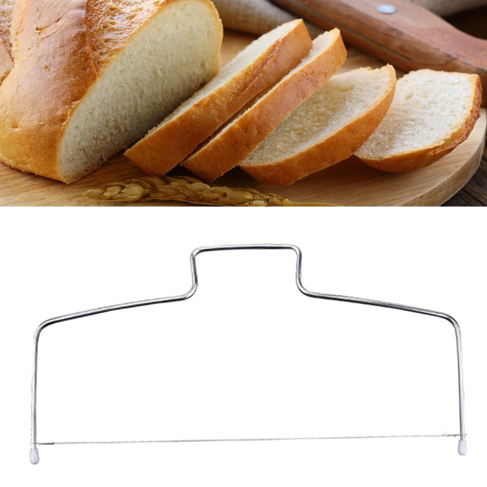 Stainless Steel 8-Speed Adjustable Cake Cutter - Professional Wire Cake Slicer & Leveler for Perfect Cake Portions - Ideal for Baking, Cake Decorating, and Kitchen Accessories - Great for Birthday Cakes, Wedding Cakes, and Home Baking