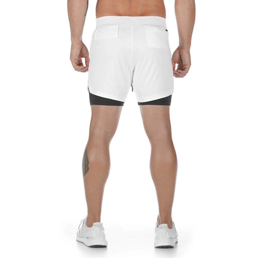 Surenow Men's 2-in-1 Running Shorts - 7