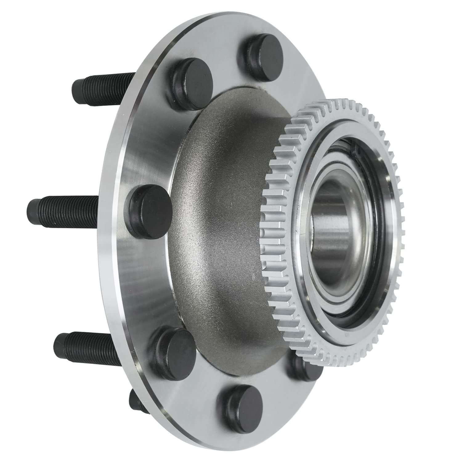 Detroit Axle - Front Wheel Bearing Hubs Assembly Set for 2000-2002 Dodge Ram 2500 & 3500 RWD - Replacement Pair - Perfect for Off-Roading & Heavy-Duty Towing
