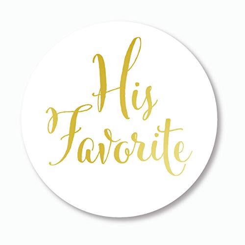 Gold Foil on Glossy - His Favorite