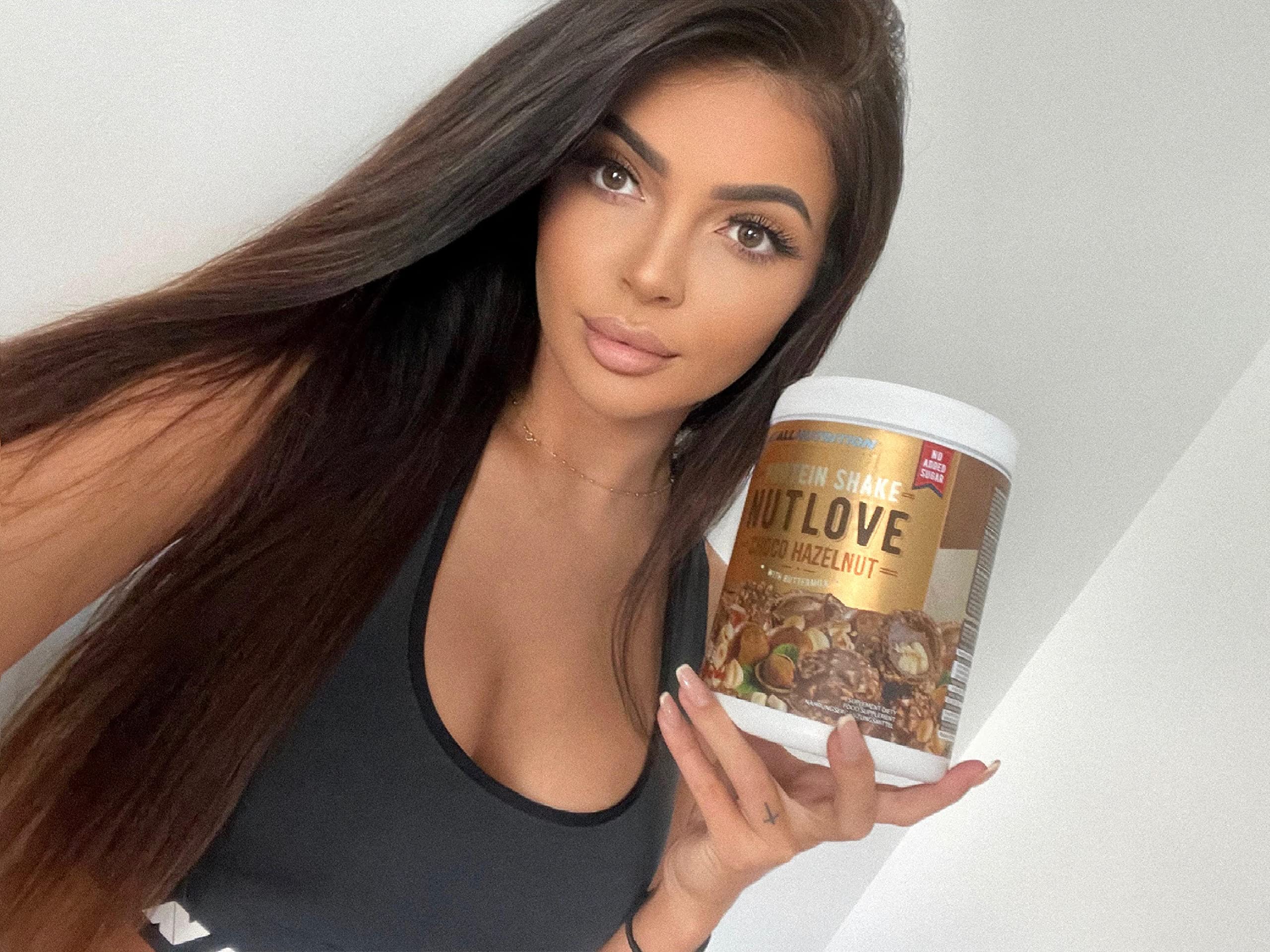 Allnutrition Nutlove Protein Shake - Chocolate Hazelnut Flavor, 630g | High Protein Meal Replacement for Weight Loss & Muscle Recovery | Perfect for Post-Workout, Breakfast or Healthy Snacking