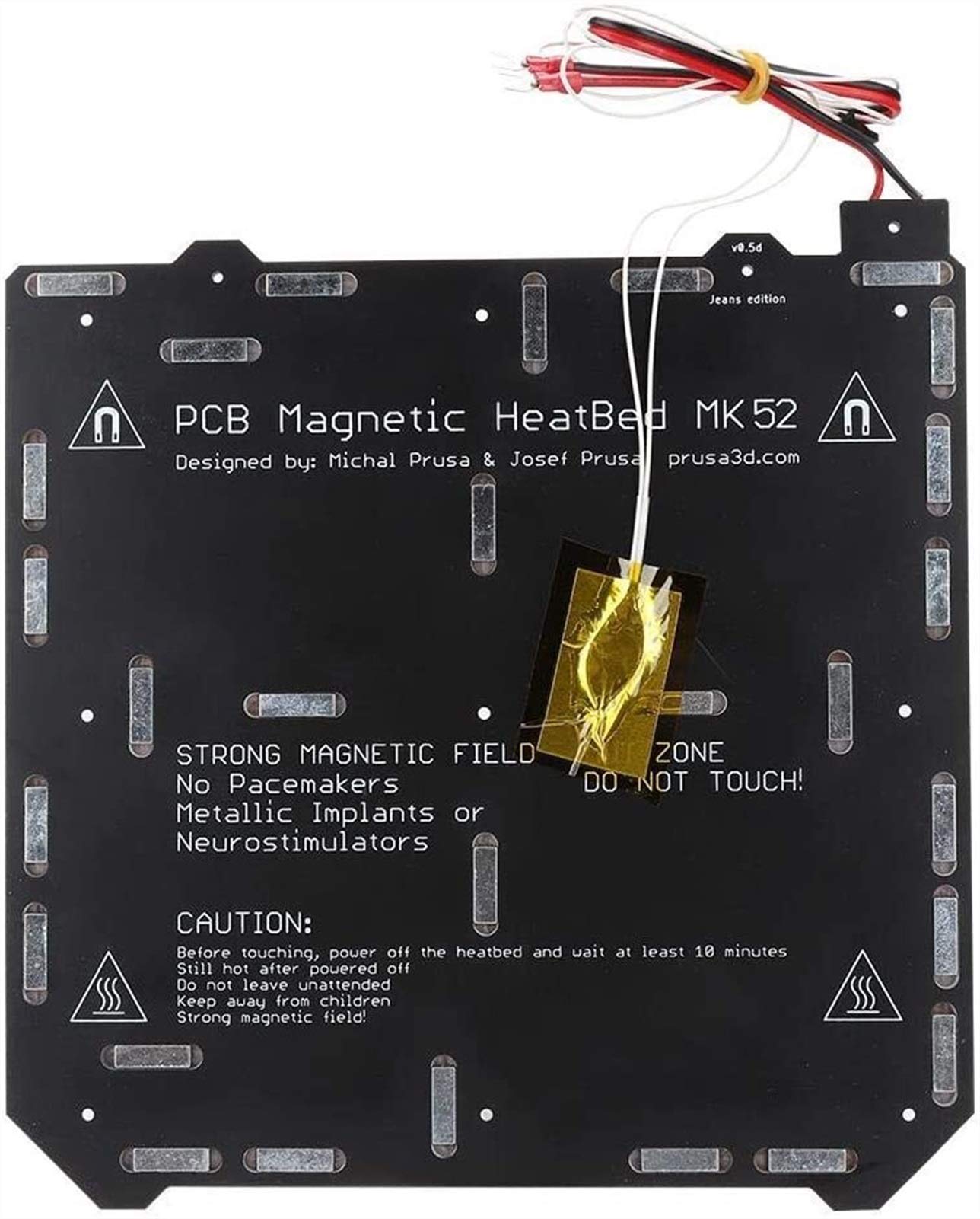3D Printer Accessories - Double Sided Magnetic Flexible Steel Plate for Prusa i3 MK3S/MK2.5 Hot Bed | Textured & Smooth Build Surface | Perfect for ABS, PLA, PETG Printing | Home & Office 3D Printing Projects