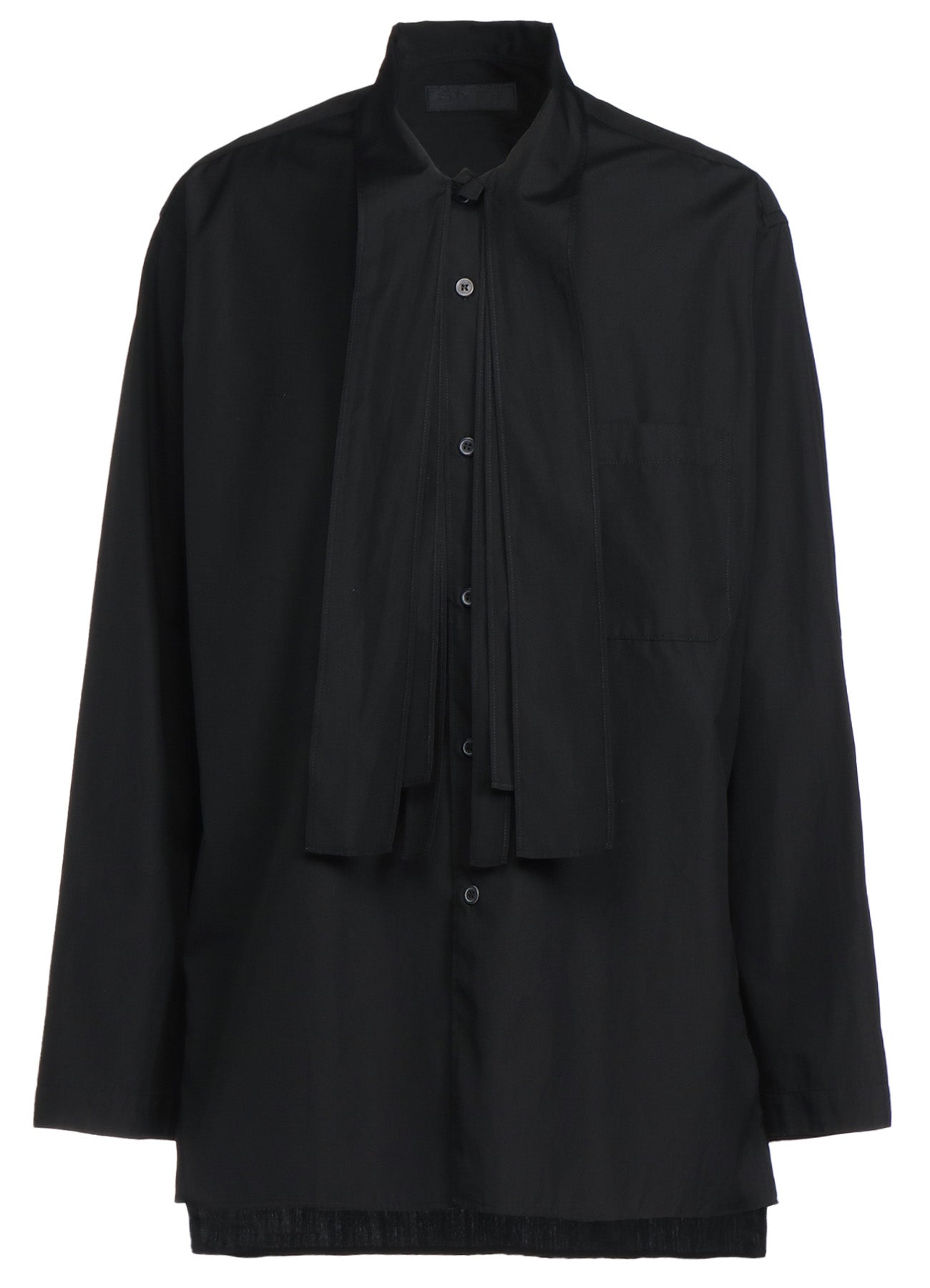 Cotton Broadcloth Bow Collar Shirt for Women - Elegant Blouse for Office, Party & Casual Wear