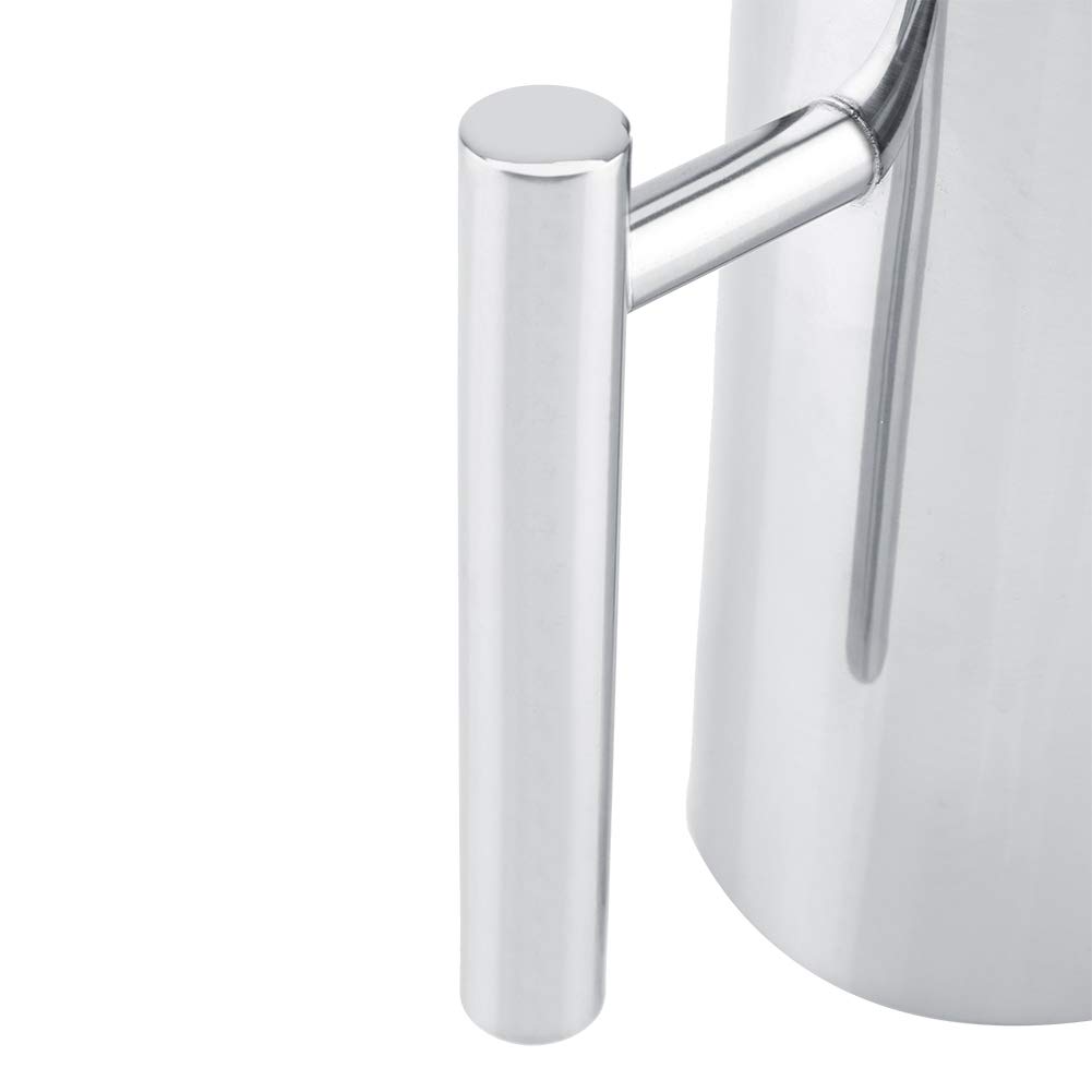 Premium Stainless Steel Water Pitcher with Handle - 68oz Iced Tea Pitcher for Hot & Cold Beverages - Perfect for Homemade Tea, Coffee, Wine, Milk & Juice - Ideal for Home, Kitchen, Hotel & Restaurant Use