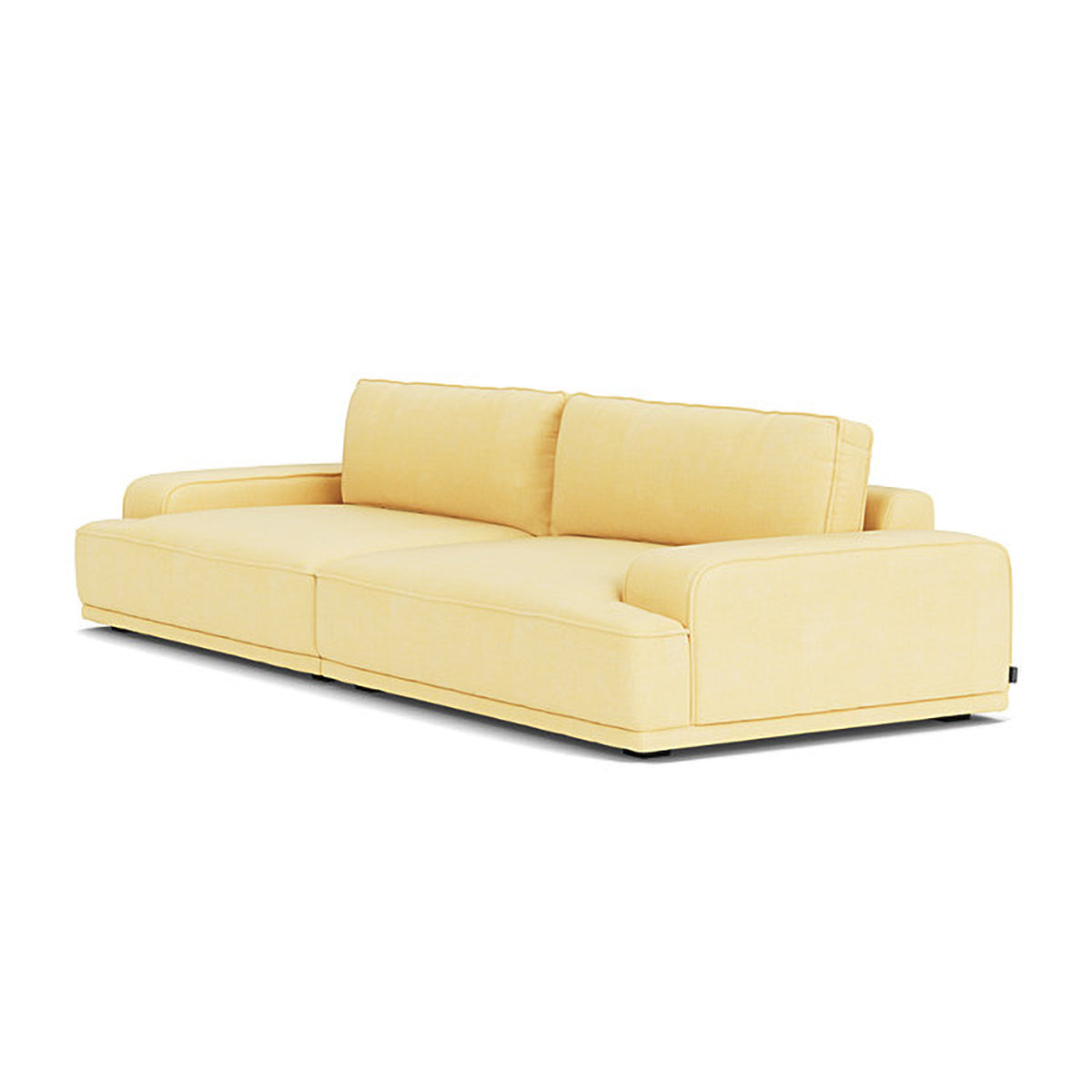 Leonora Fabric 3.5 Seater Sofa - Modern Living Room Couch with Sturdy Frame & Comfortable Cushions | Perfect for Small Spaces, Apartments & Cozy Home Decor