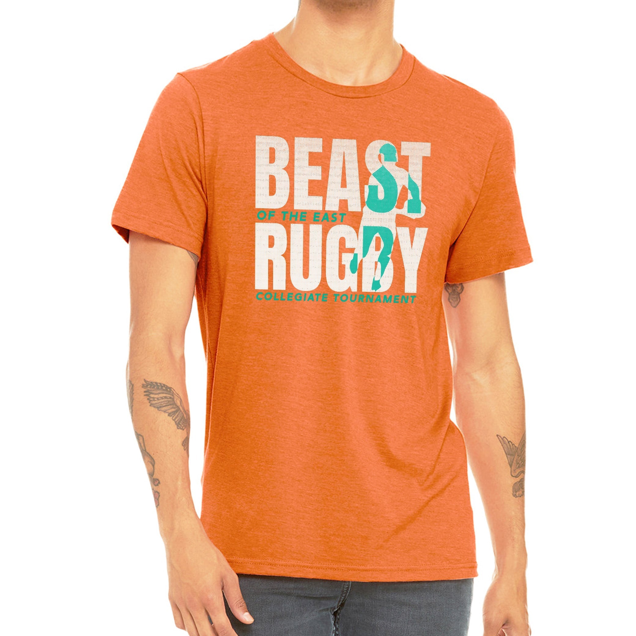 BOE '22 Beast Rugby T-Shirt - Men's Athletic Performance Tee for Rugby & Training - Perfect for Sports, Gym & Casual Wear