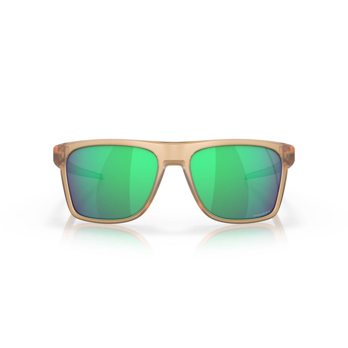 Oakley Leffingwell Matte Sepia/Prizm Jade Polarized Sunglasses 0OO9100 910003 - Stylish UV Protection for Outdoor Sports & Driving