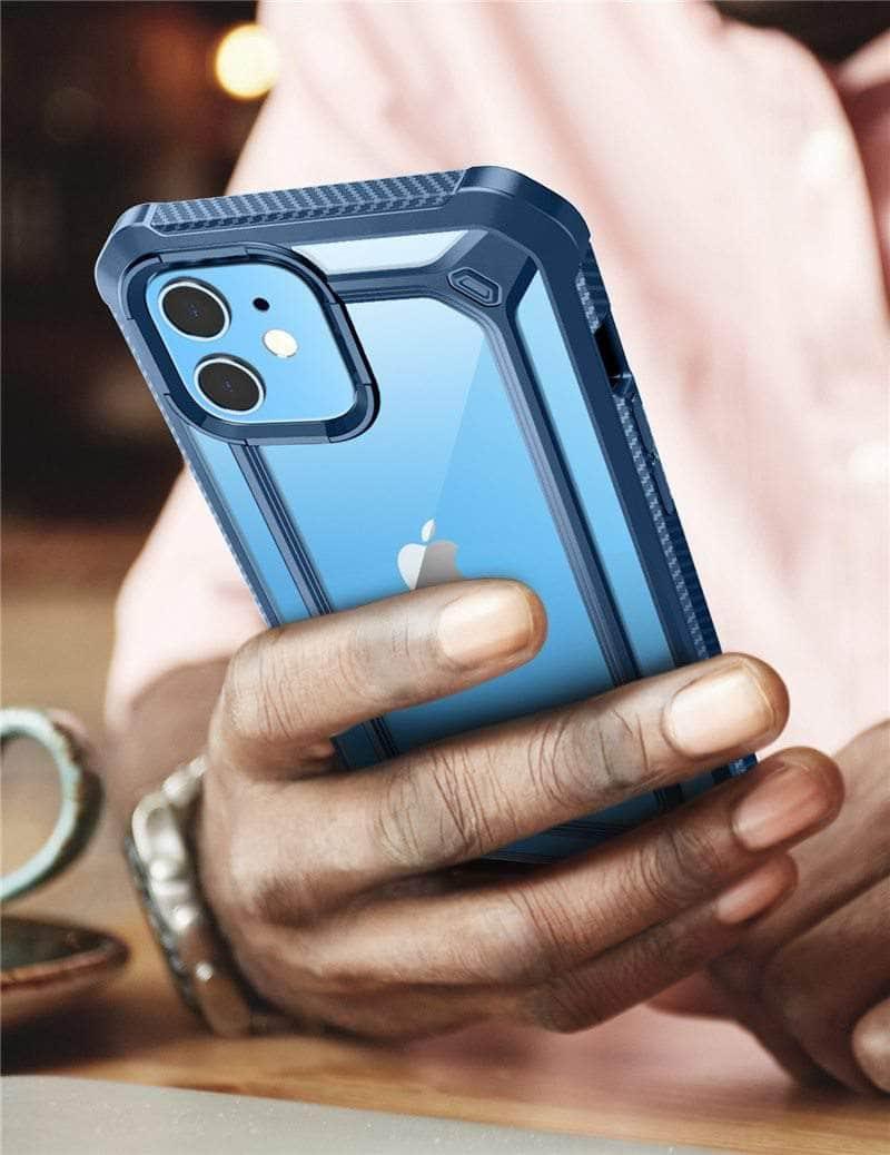 iPhone 12 6.1 Inch (2020) SUPCASE UB EXO Series Premium Hybrid Protective Clear Case - Shockproof & Scratch Resistant for Everyday Use, Outdoor Activities & Travel Protection