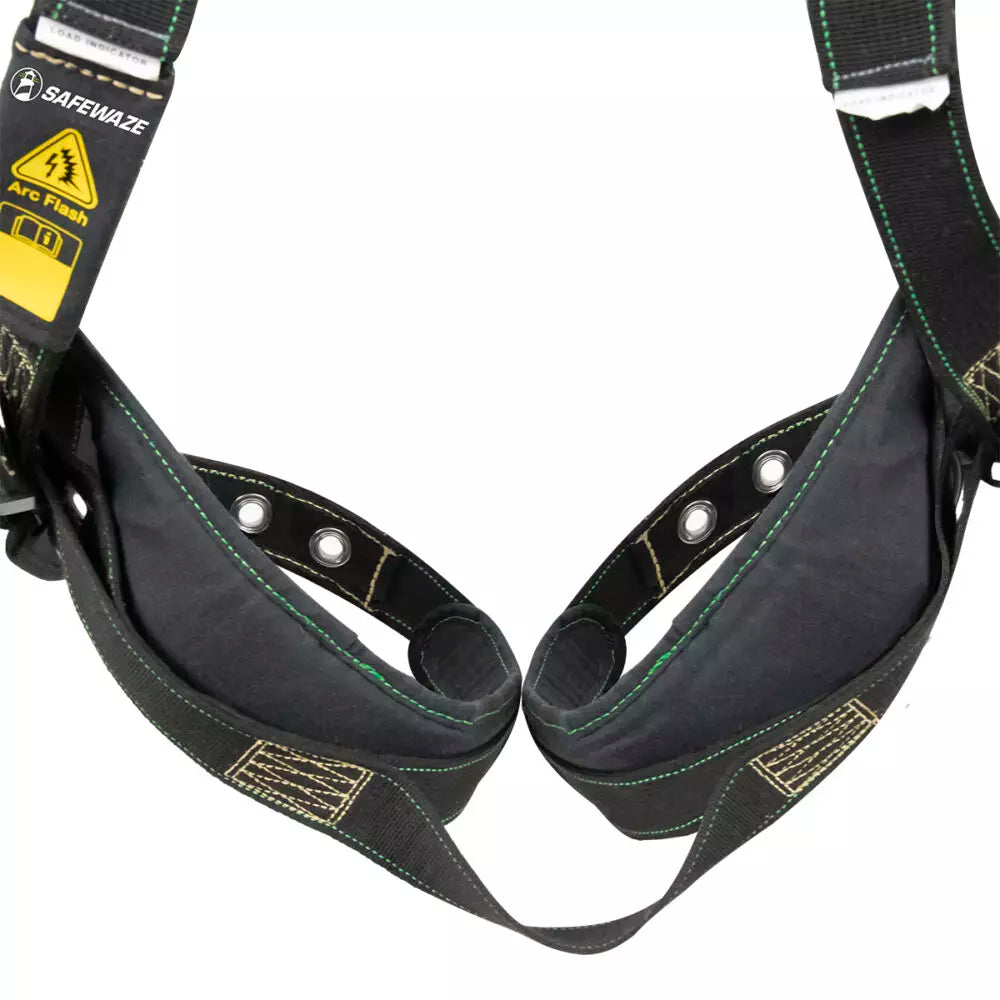 Arc Flash Full Body Harness with 1D Rating, MB Chest & TB Legs - OSHA Compliant Safety Gear for Electrical Workers & Industrial Use