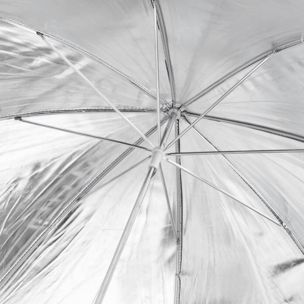 2040 Black and Silver Photography Reflector Umbrella - 20 Pack - Perfect for Studio Lighting, Portrait Photography, and Product Shots
