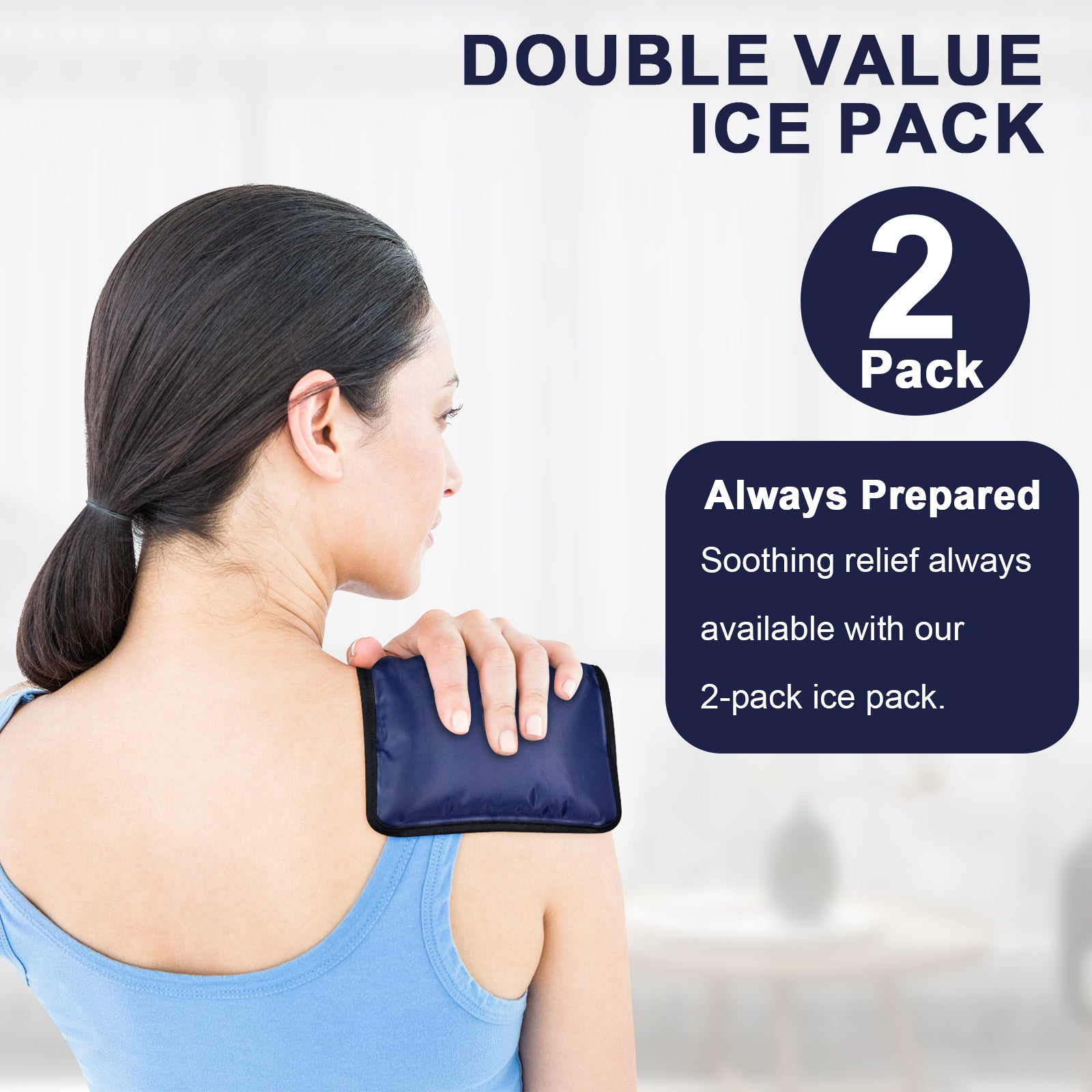 Reusable Ice Packs for Injuries - Knee Ice Pack Wrap for Pain Relief, Post-Surgery Recovery & Back Pain | Cold Therapy for Sports Injuries, Joint Pain & Swelling Reduction