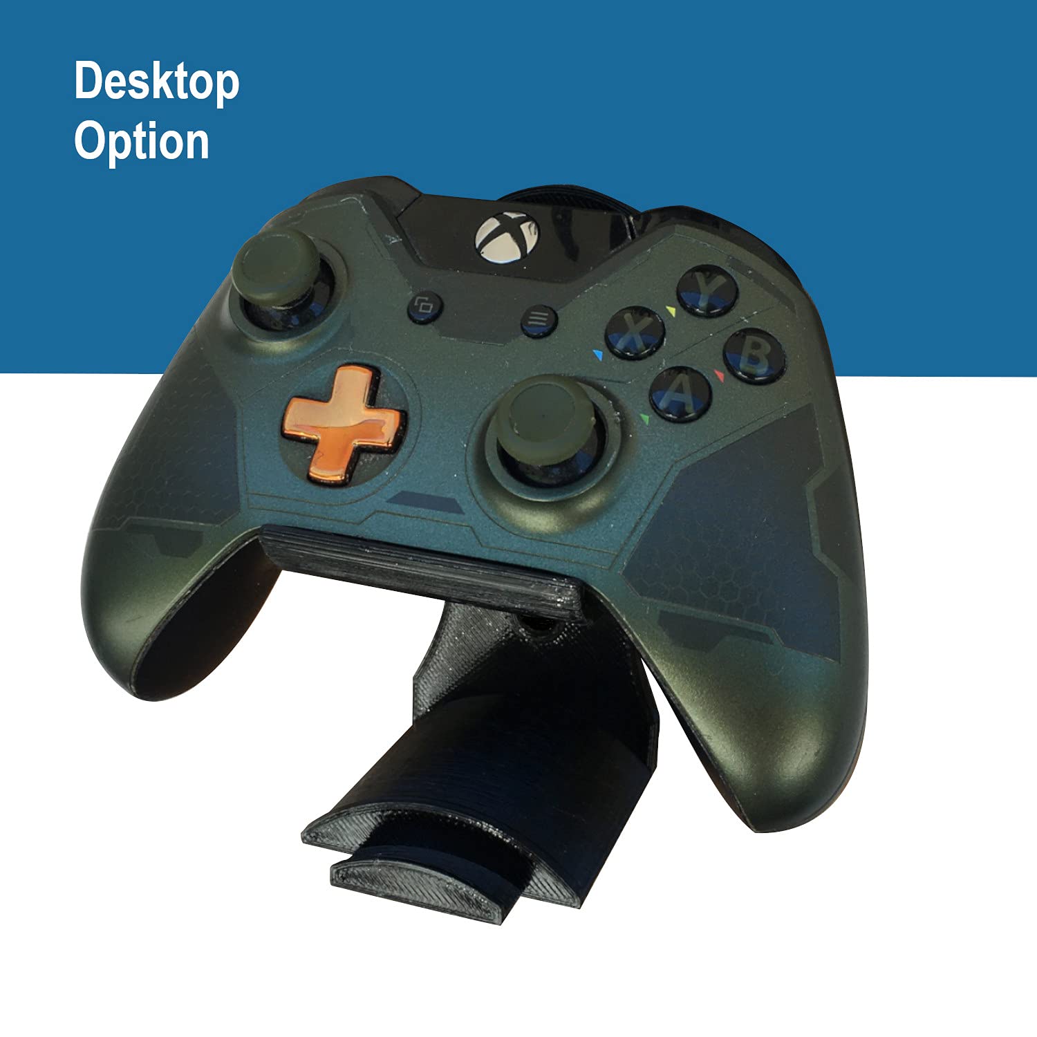Xbox One Controller Wall Mount | Steam Controller & Headset Holder - Space-Saving Gaming Setup Organizer for Bedroom, Game Room & Office