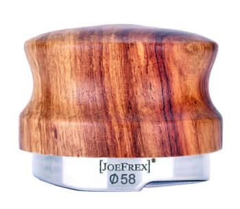 Joe Frex Professional Espresso Tamper & Coffee Distributor - Premium Palisander Wood - Perfect for Home Baristas & Coffee Shops