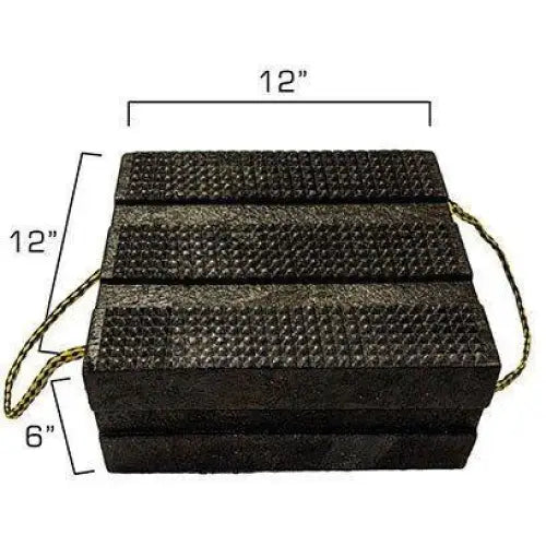 AME Slab Super Cribbing Blocks - Heavy Duty Construction Support Blocks for Lifting & Stabilizing Equipment | Ideal for Construction Sites, Vehicle Recovery & Industrial Use