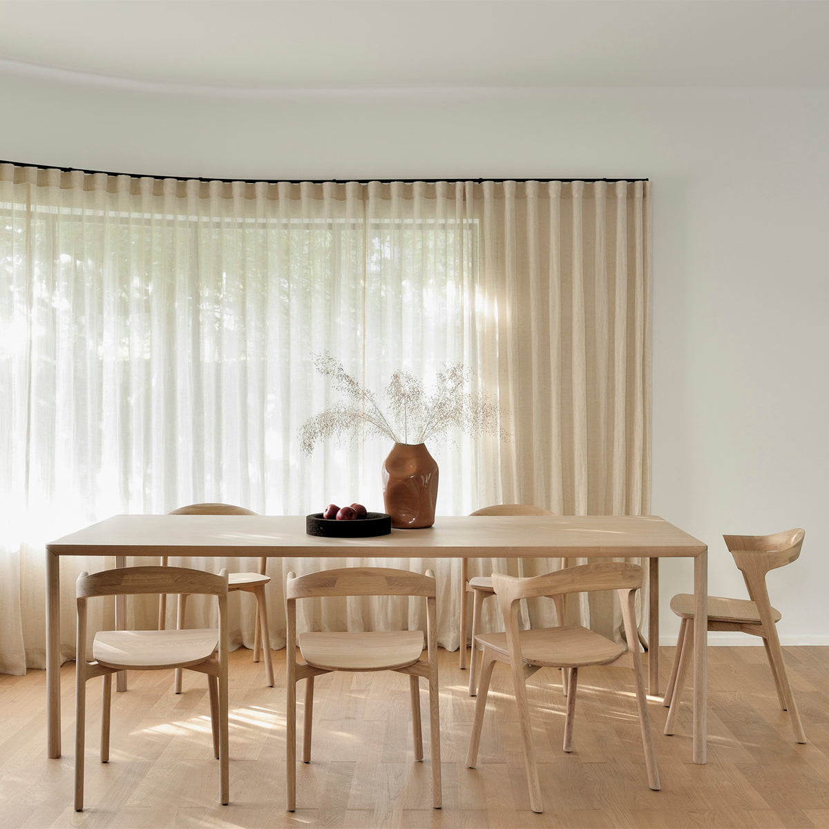 Modern Glass Air Dining Table - Elegant & Lightweight for Small Spaces - Perfect for Apartments, Kitchens, and Outdoor Patios