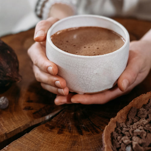 Organic Ceremonial Cacao Powder - Premium Herbal Cacao Blend for Rituals, Meditation & Spiritual Practices | Traditional Mayan-Inspired Recipe | Vegan, Gluten-Free Superfood for Mindful Drinking & Wellness