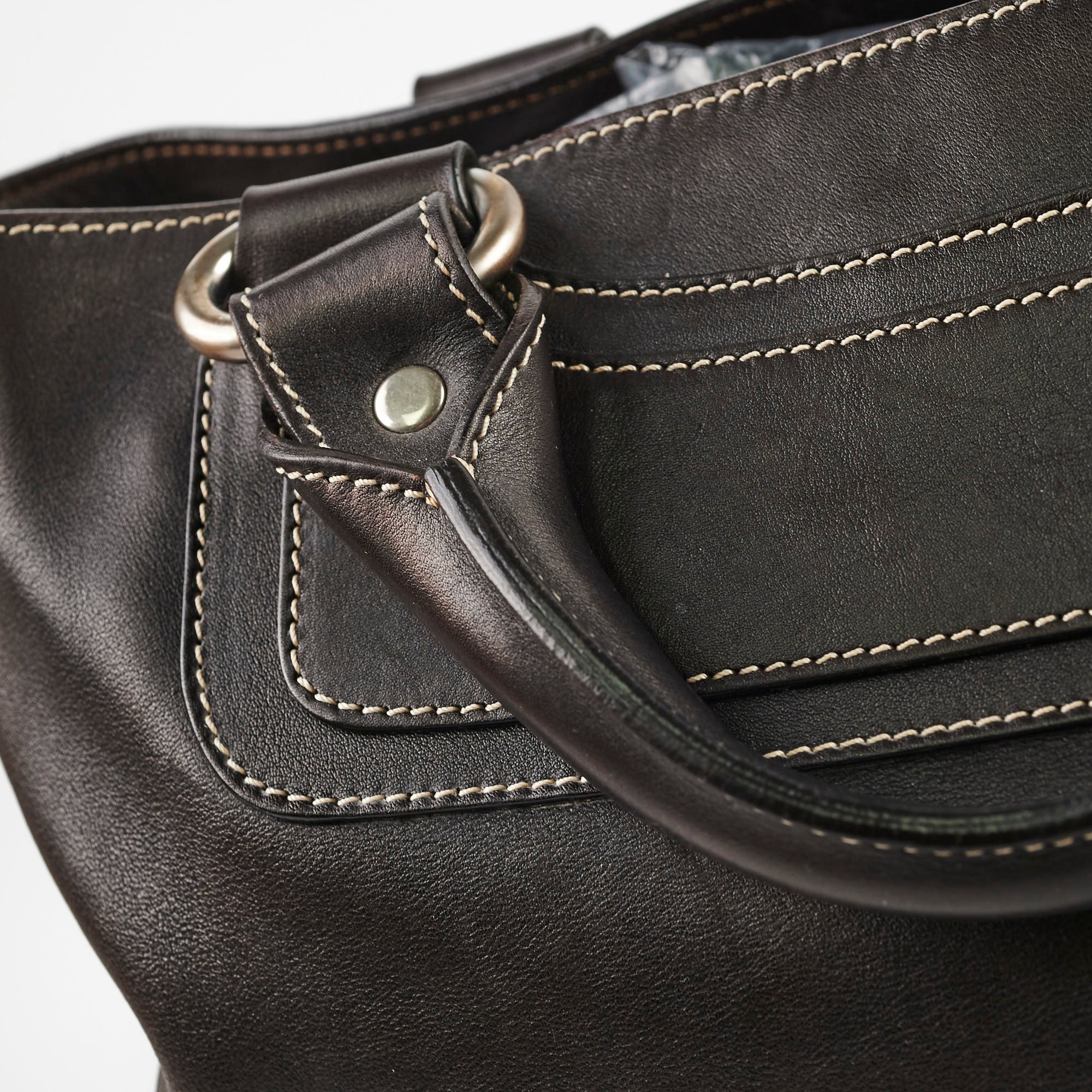 Celine Leather Boogie Bag for Women - Genuine Leather Designer Handbag Black - Perfect for Work, Travel & Evening Events