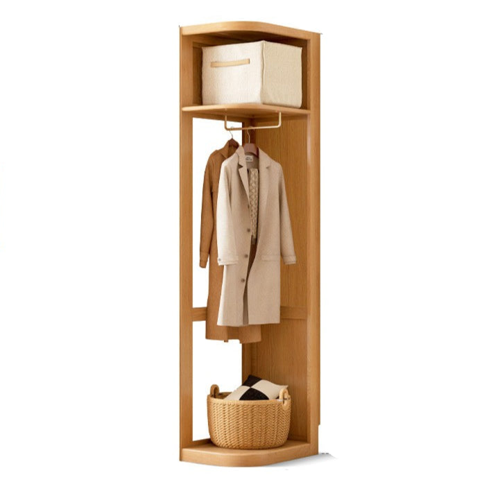 15.7x22.4x78.7 inch / 40x57x200 cm / Cherry wood color / Cherry right corner cabinet