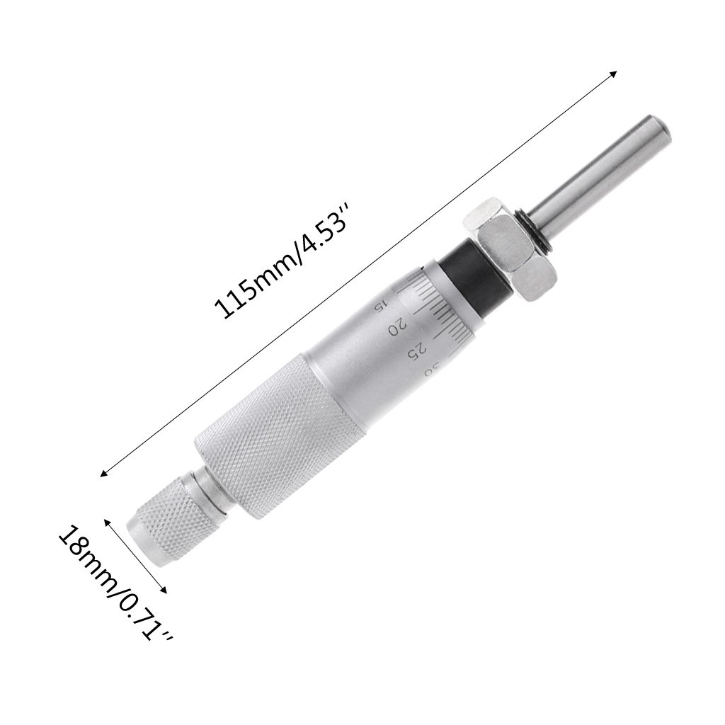Precision Micrometer 0-25mm - Upgraded Needle Type Thread Micrometer for Accurate Metal Measurement | Ideal for Machining, Engineering & Quality Control Applications