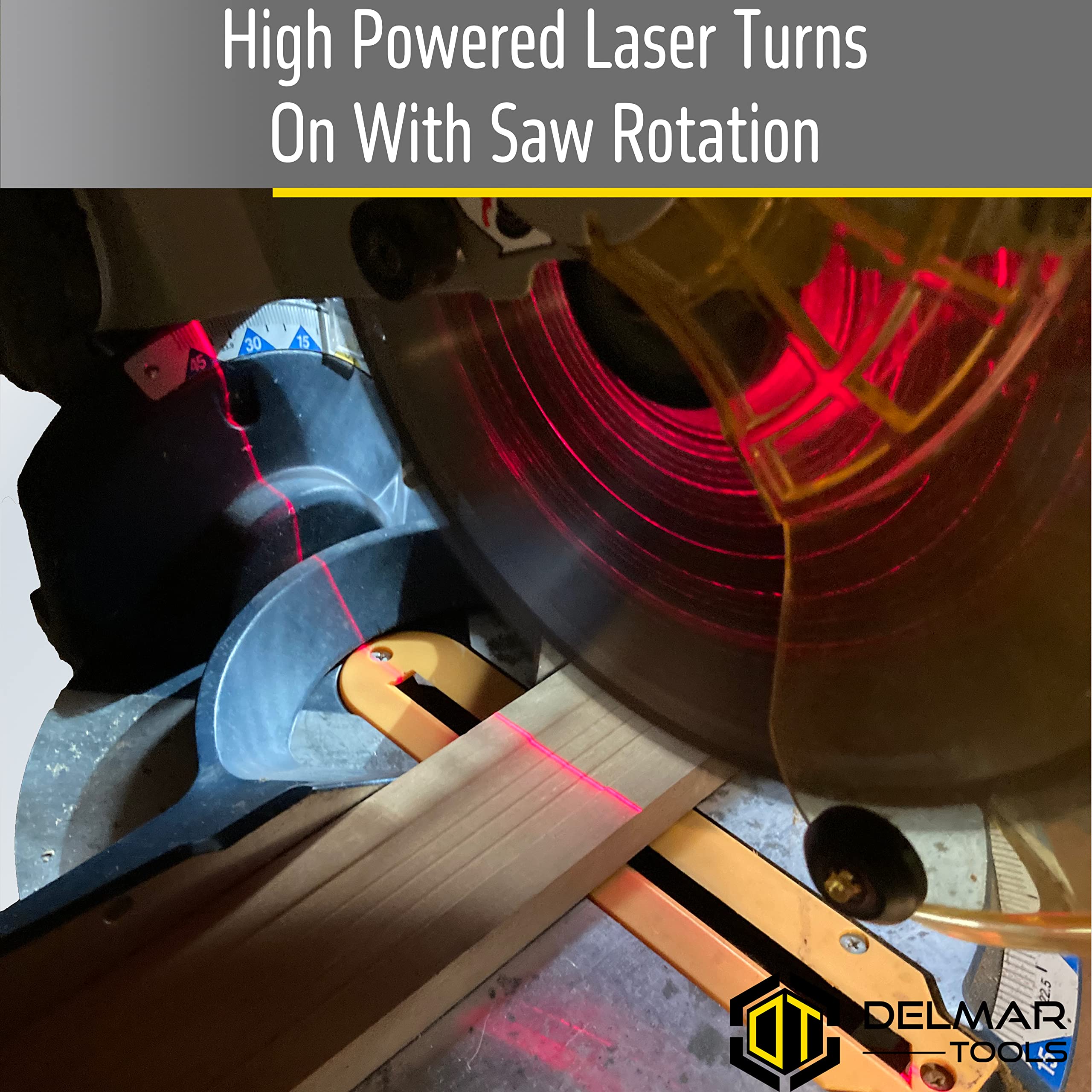 Portable Saw Laser Guide - Precision Cuts for Woodworking & DIY Projects