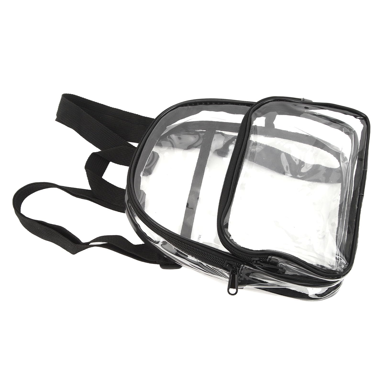 Stadium Approved Clear Mini Backpack - Heavy Duty PVC Transparent Small Backpack for Summer, Waterproof & Durable - Perfect for Concerts, Festivals, Travel & Security Checkpoints