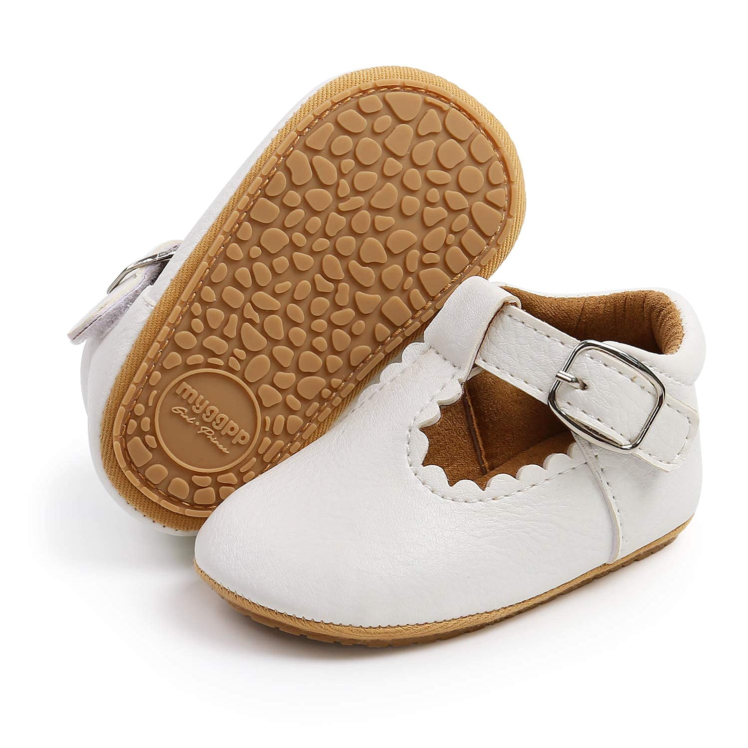 Baby Girl Shoes for Infant & Toddler - Soft Sole Mary Jane Princess Walking Shoes - Prewalkers, Wedding & Dress Shoes - Perfect for First Steps, Special Occasions & Everyday Play