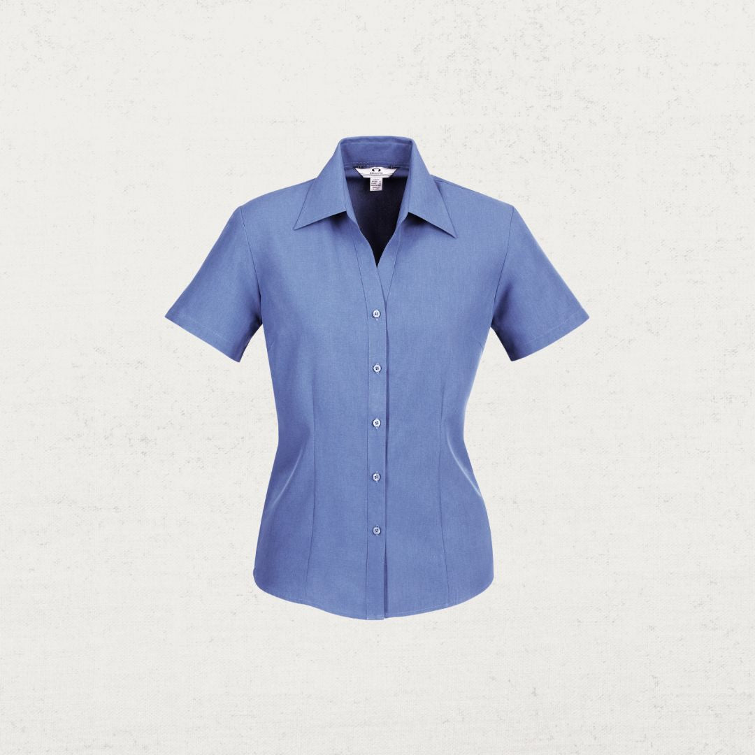 Women's Short Sleeve Oasis Shirt - Breathable Casual Summer Top for Outdoor Activities, Beach Vacation & Everyday Wear