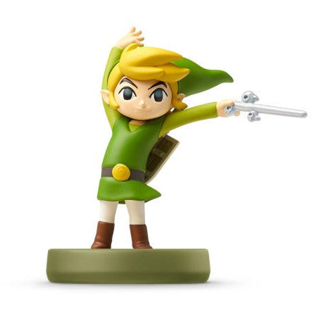 The Legend of Zelda 30th Anniversary Toon Link Amiibo Figure - Wind Waker Edition | Collectible NFC Gaming Accessory for Nintendo Switch & Wii U | Perfect for Zelda Fans & Video Game Collectors