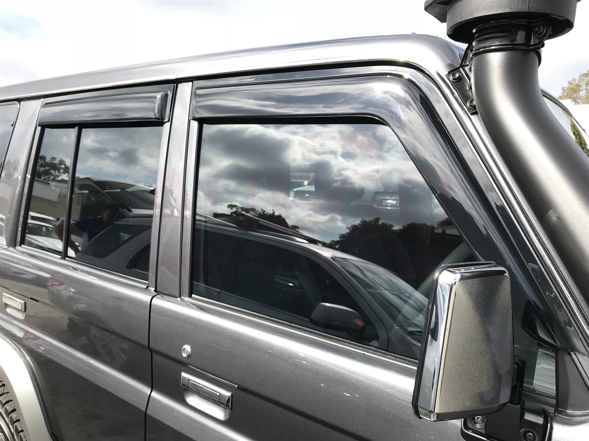 Premium Weather Shields for Toyota Land Cruiser 70/76/79 Series (2007-Present) - Durable Rain Guards & Wind Deflectors for Off-Road Protection & Comfort