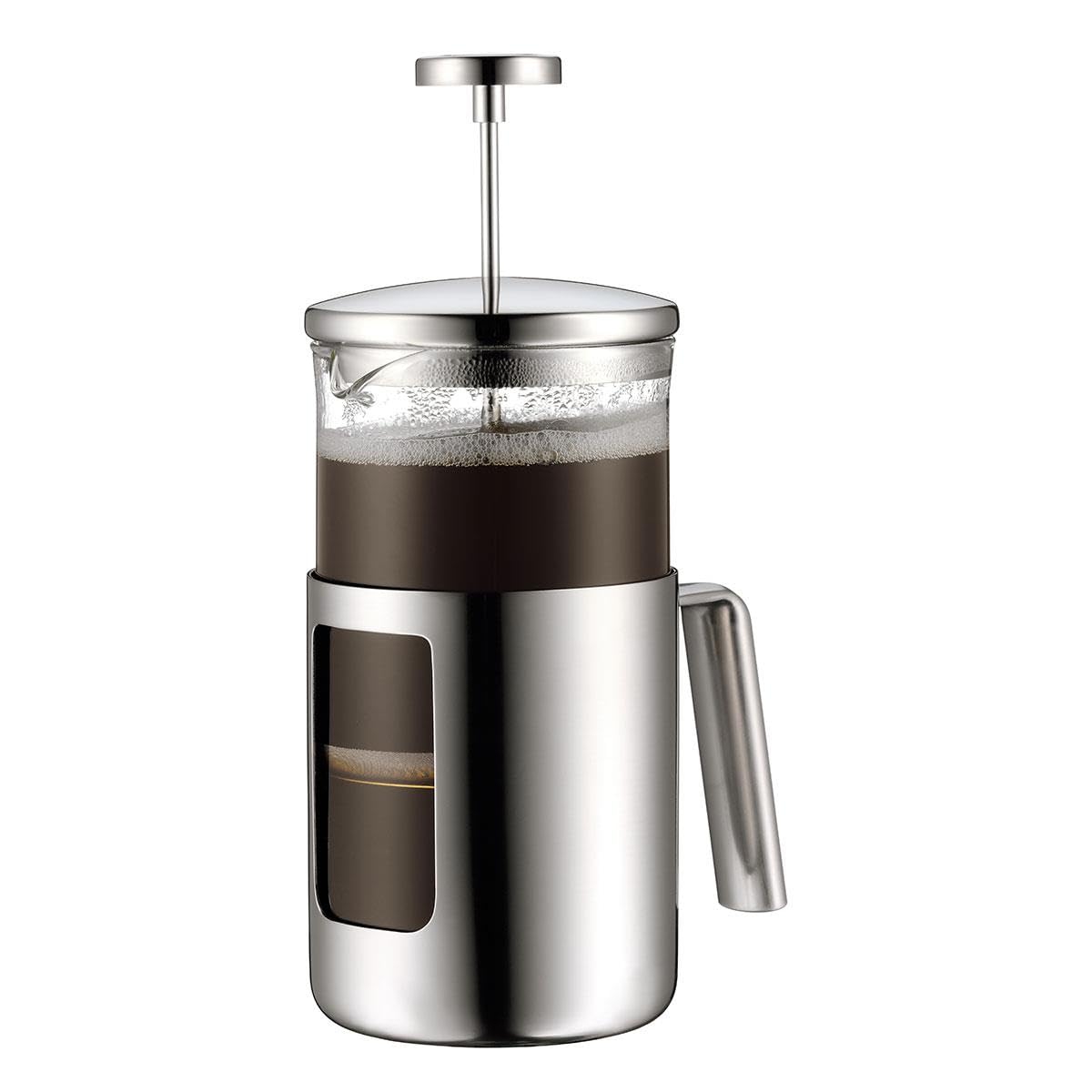 WMF Coffee Press Kult for 8 Cups - Stainless Steel French Press with Heat-Resistant Glass - Perfect for Home, Office & Camping Brewing