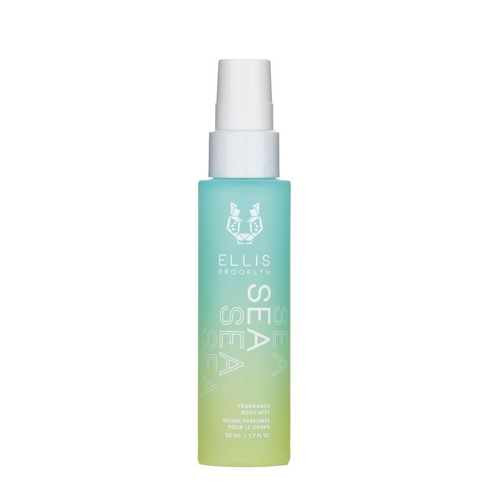 Ellis Brooklyn SEA & SAND Body Mist - Lightweight Clean Perfume Spray for Women, Refreshing Hair & Body Fragrance | Perfect for Daily Wear, Beach Days & Summer Evenings