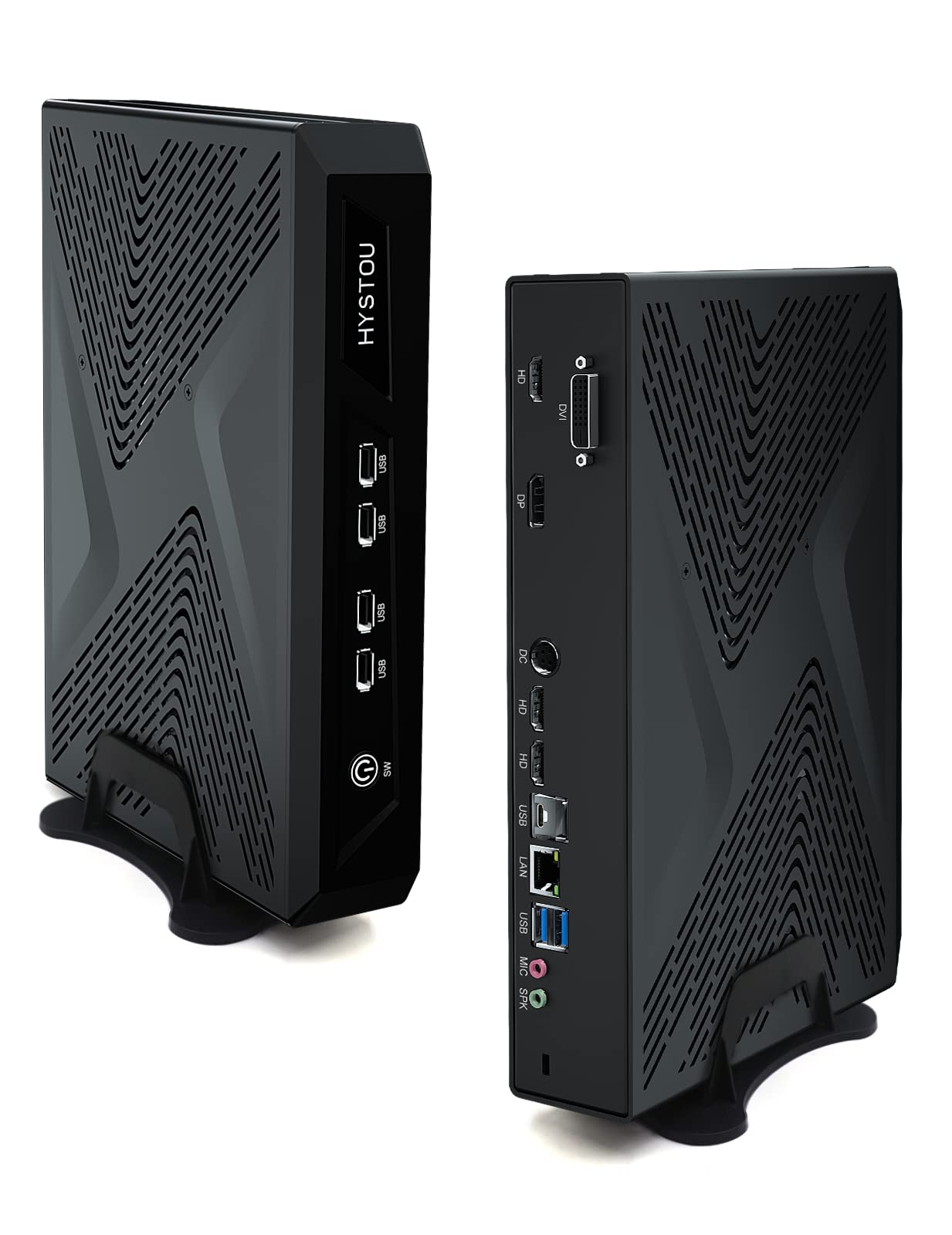 HYSTOU Gaming Mini PC - Intel Core i7-10870H, GTX1650 4GB GDDR6, 16GB DDR4 RAM, 1TB NVMe SSD, WiFi6, BT5.2 - Compact Gaming Computer with 4K Display Output (HDMI/DP/DVI) for Esports, Streaming & Home Office