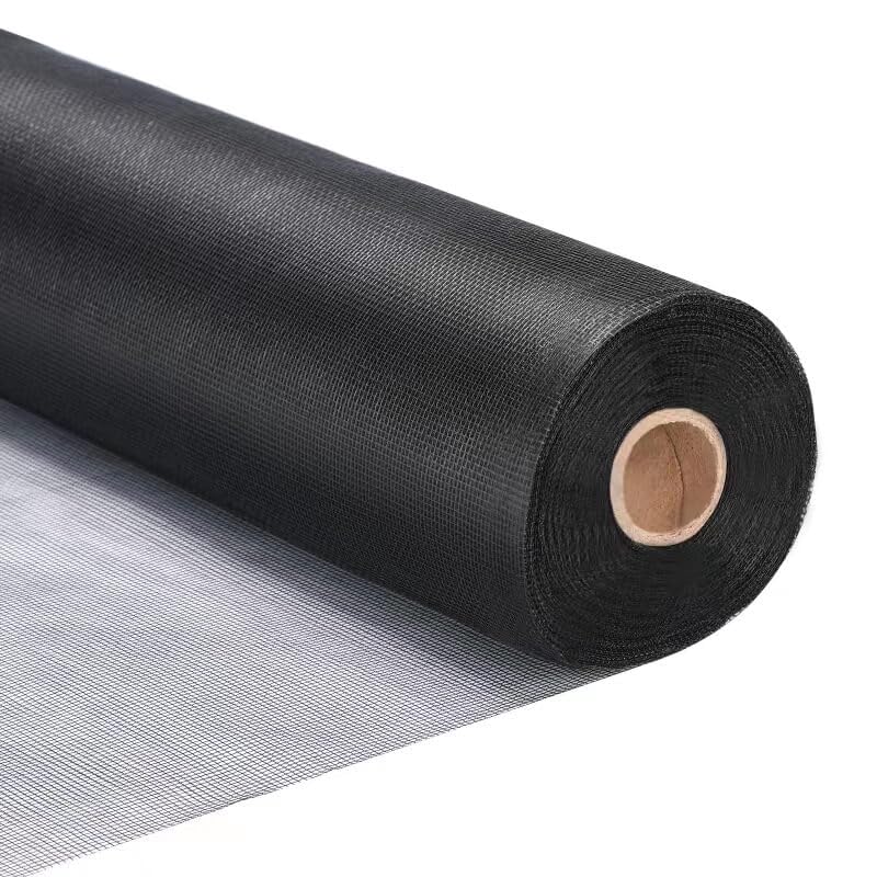 72” x 100’ Black Fiberglass Window Screen Roll - Easy to Install Replacement Screens for Windows & Doors | Perfect for Home, Patio, and DIY Screen Repair Projects