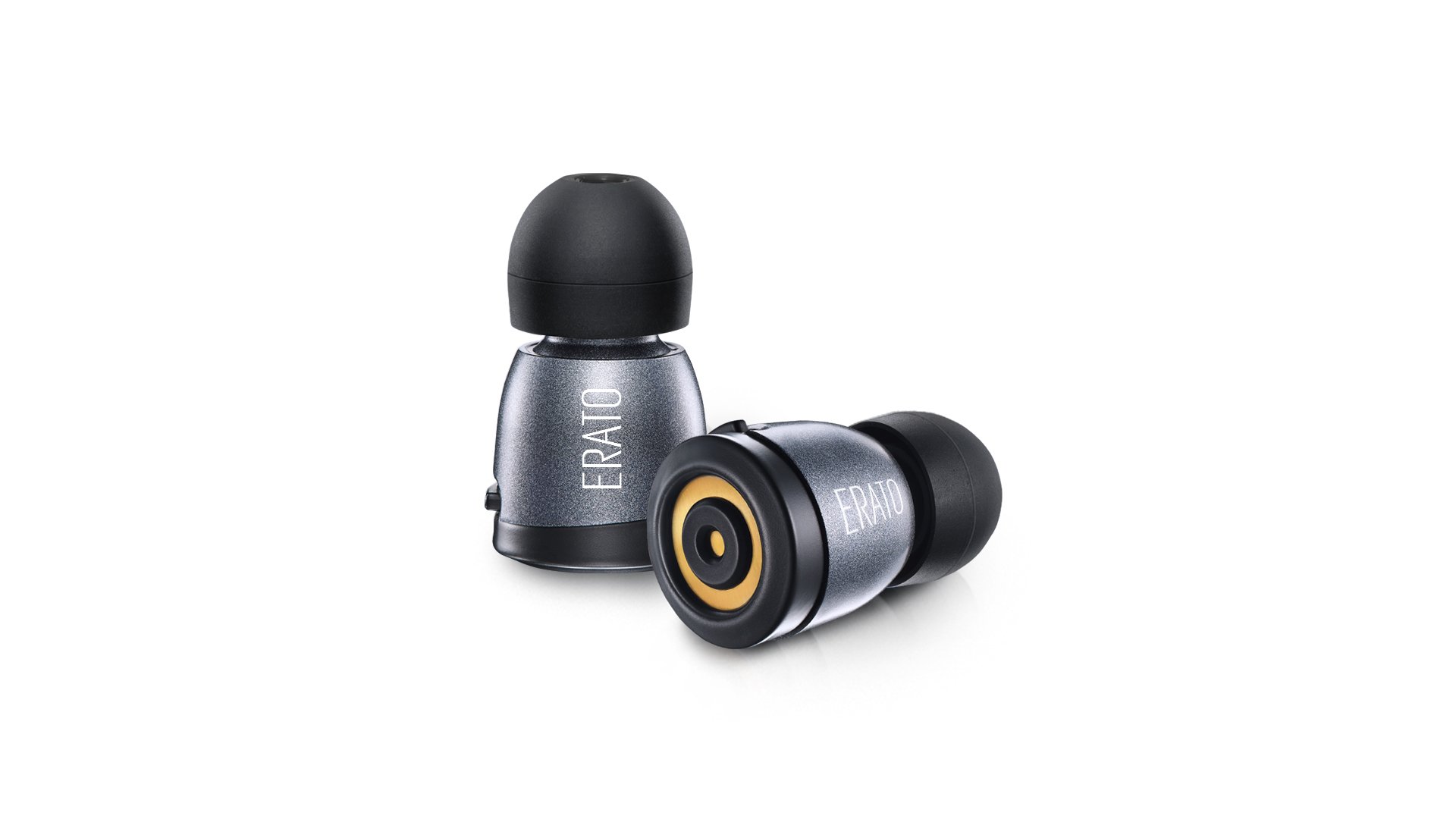 Erato Audio Apollo 7 True Wireless Bluetooth Earbuds with Charging Case - Gray | Noise Cancelling Wireless Headphones for Gym, Running, Workout & Travel