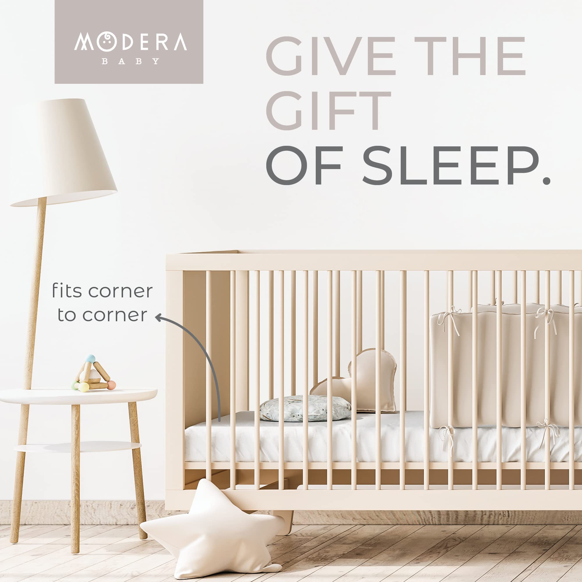 CertiPUR-US Certified Dual-Sided Crib & Toddler Mattress - Charcoal Infused Cooling Gel Memory Foam, Hypoallergenic & Waterproof Washable Cover | Firm Support for Infants, Soft Side for Toddlers | Perfect for Nursery, Daycare & Travel