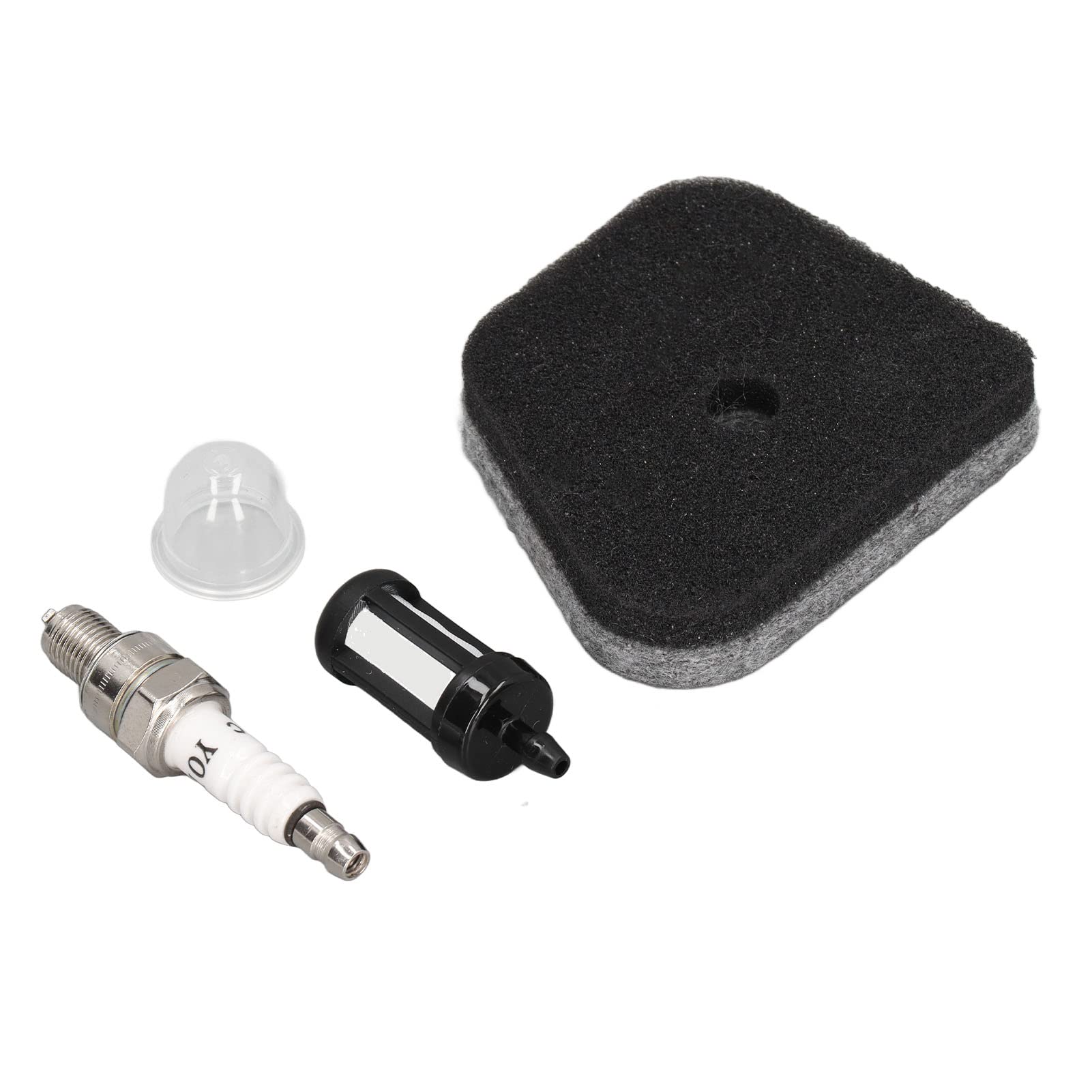 YYQTGG Air Filter & Fuel Filter Replacement Kit - Durable Ceramic Air Filter for String Trimmers - Compatible with Most Gas Trimmers - Perfect for Lawn Maintenance & Garden Tool Repair