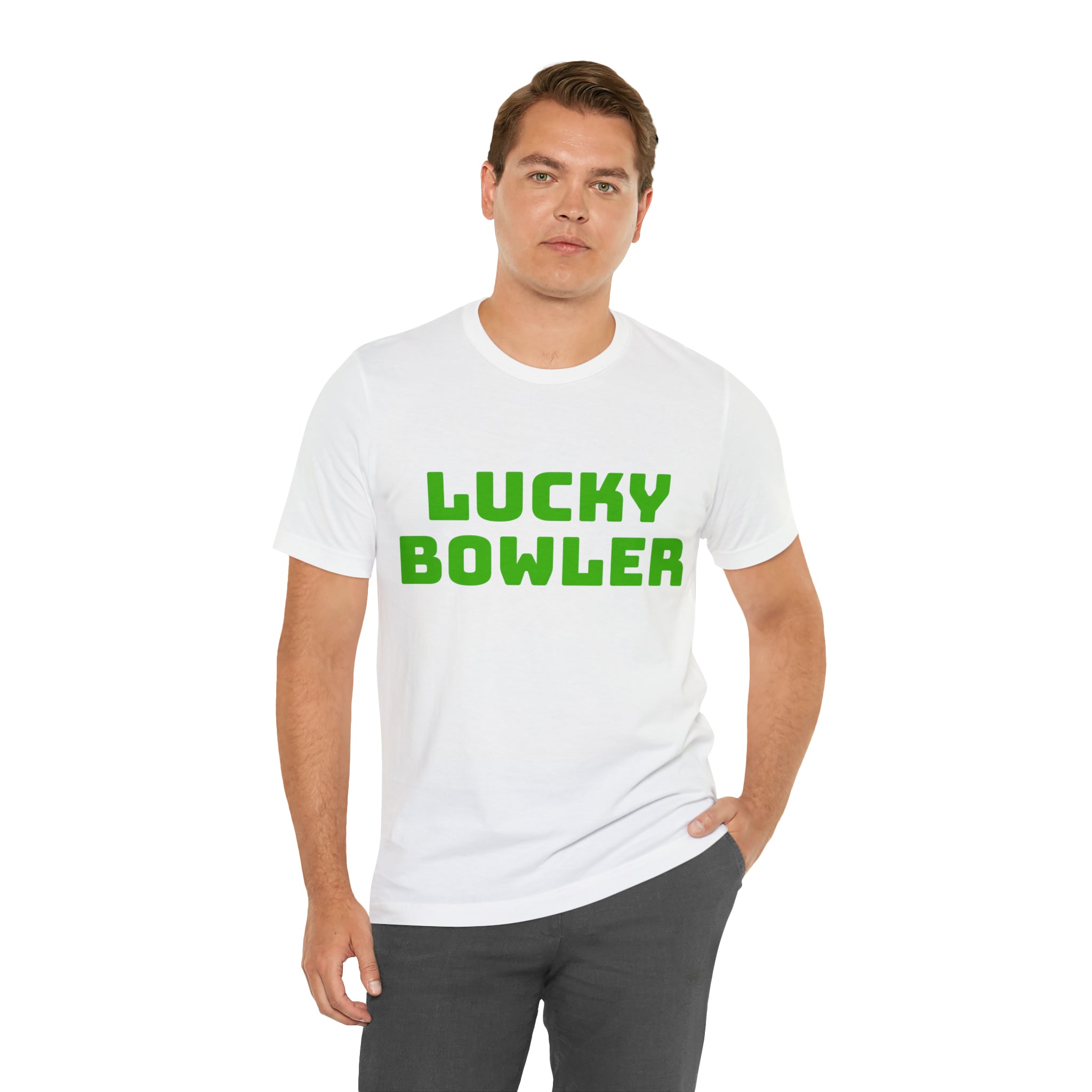 Lucky Bowler Bungee Tee 2023 - Stylish Stretch Golf Polo Shirt for Men - Perfect for Golf, Casual Wear & Outdoor Activities