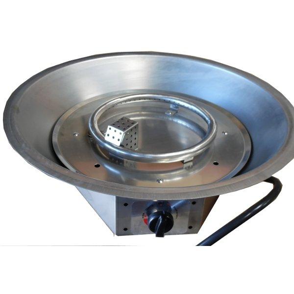 Plug & Play 1201 Fire Pit Burner - High Efficiency Outdoor Gas Burner for Backyard, Patio, and Camping - Perfect for Gatherings, Relaxation, and Ambiance
