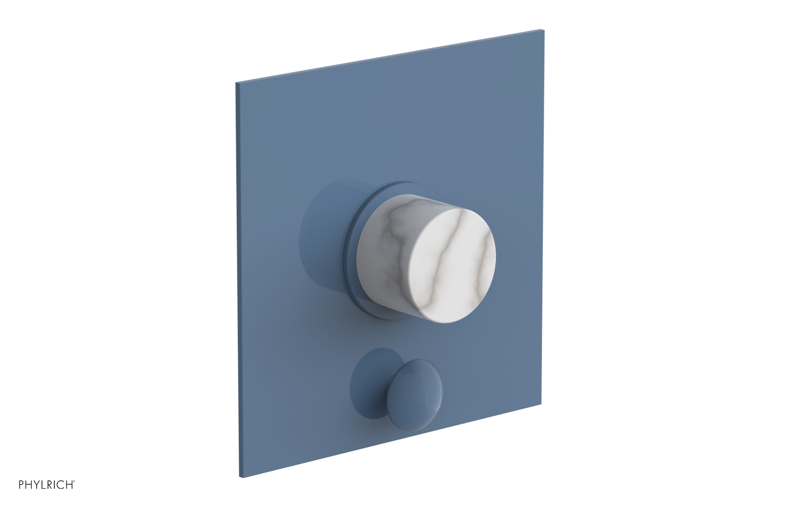 Premium BASIC II Pressure Balance Shower Plate with Diverter & Handle Trim Set - 4 Inch Chrome Finish for Bathroom Renovation | Perfect for Modern Home & Spa Experience
