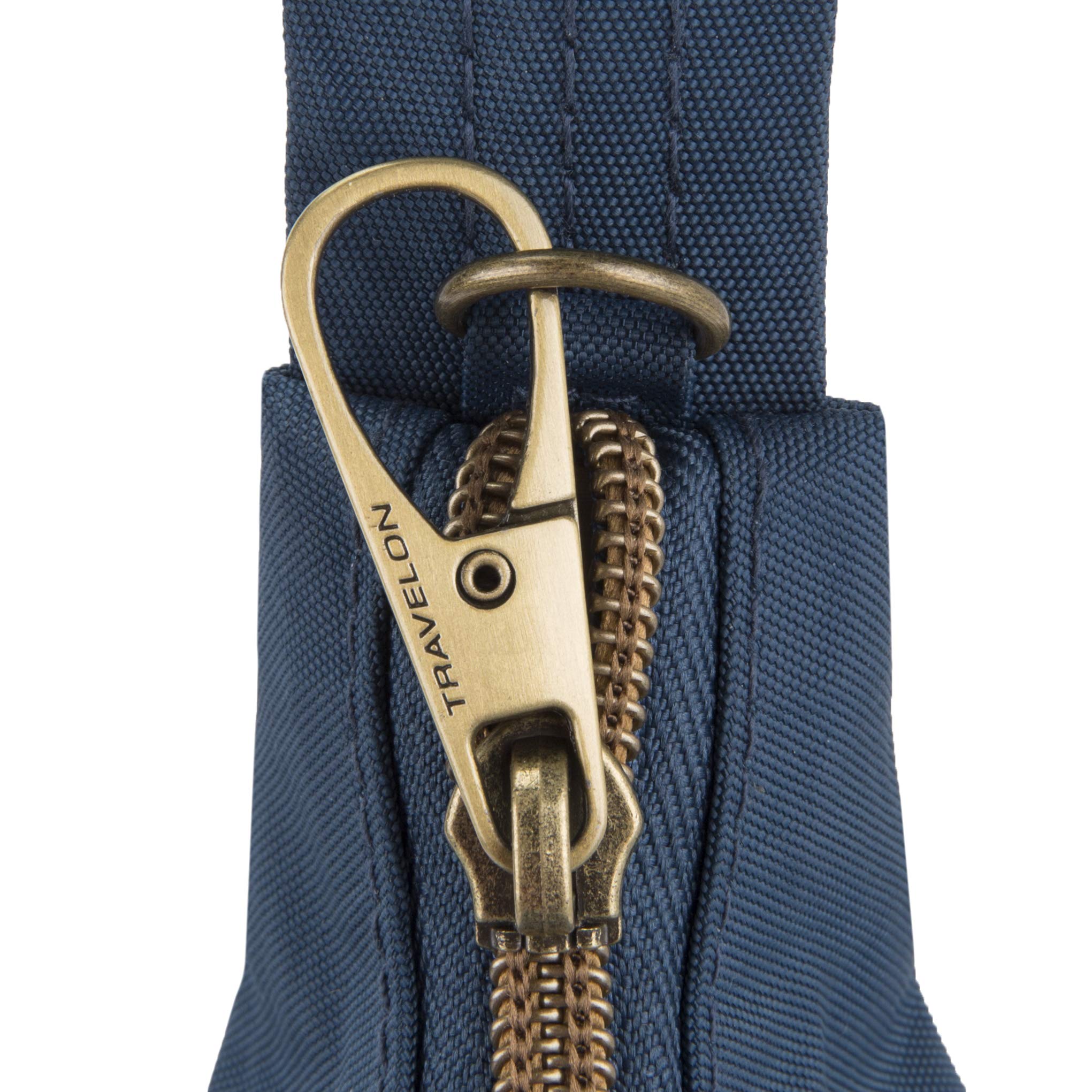 Travelon Anti-Theft Crossbody Bag with RFID Blocking - 3 Compartment Secure Purse for Women - Perfect for Travel, Commuting & Daily Use