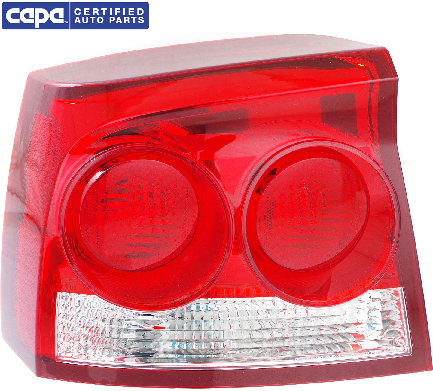 Evan-Fischer CAPA Certified Driver Side Tail Light Assembly for 2009-2010 Dodge Charger - Perfect for Replacement & Nighttime Driving Safety